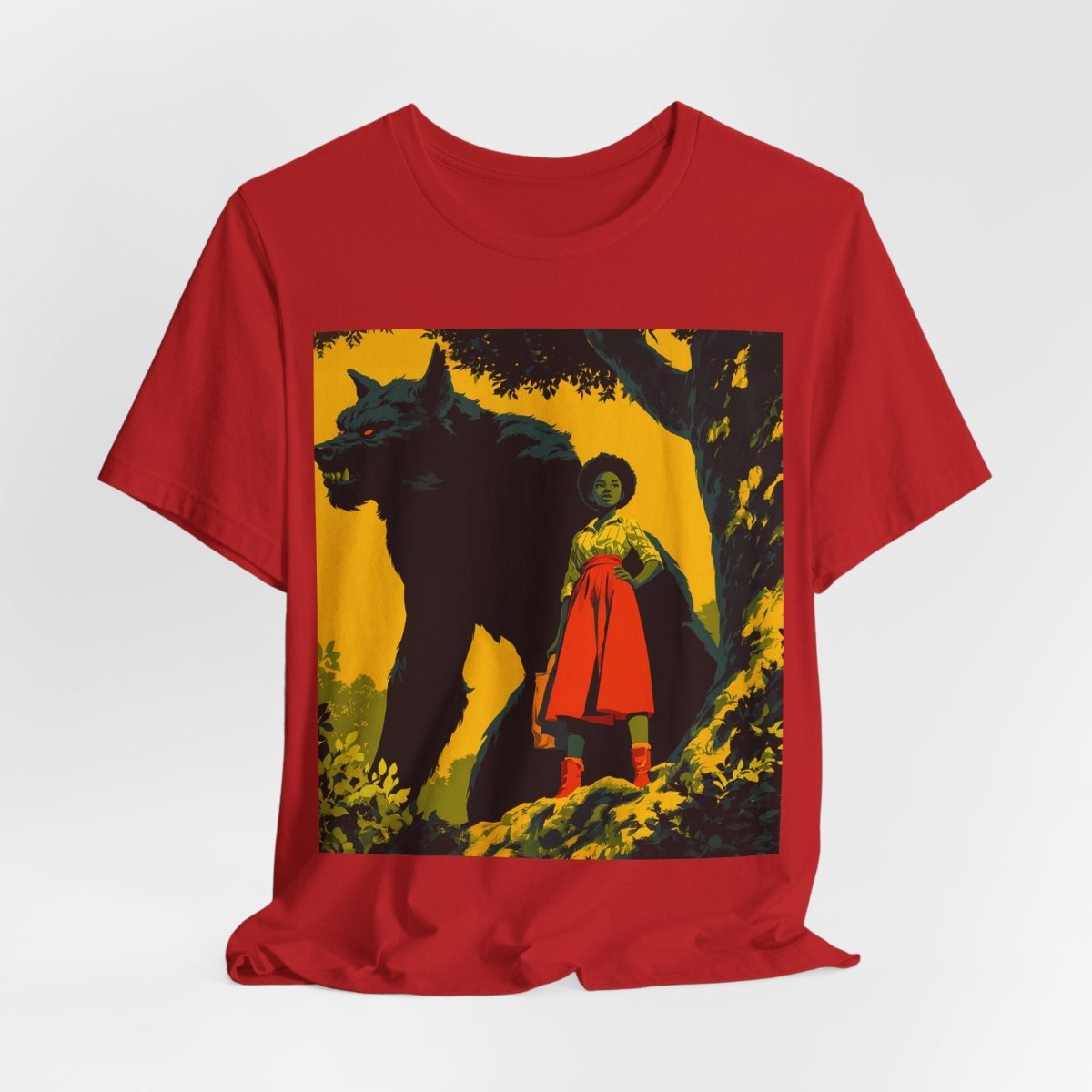 Bad Wolf Shirt - Afrocentric Art by The Trini Gee