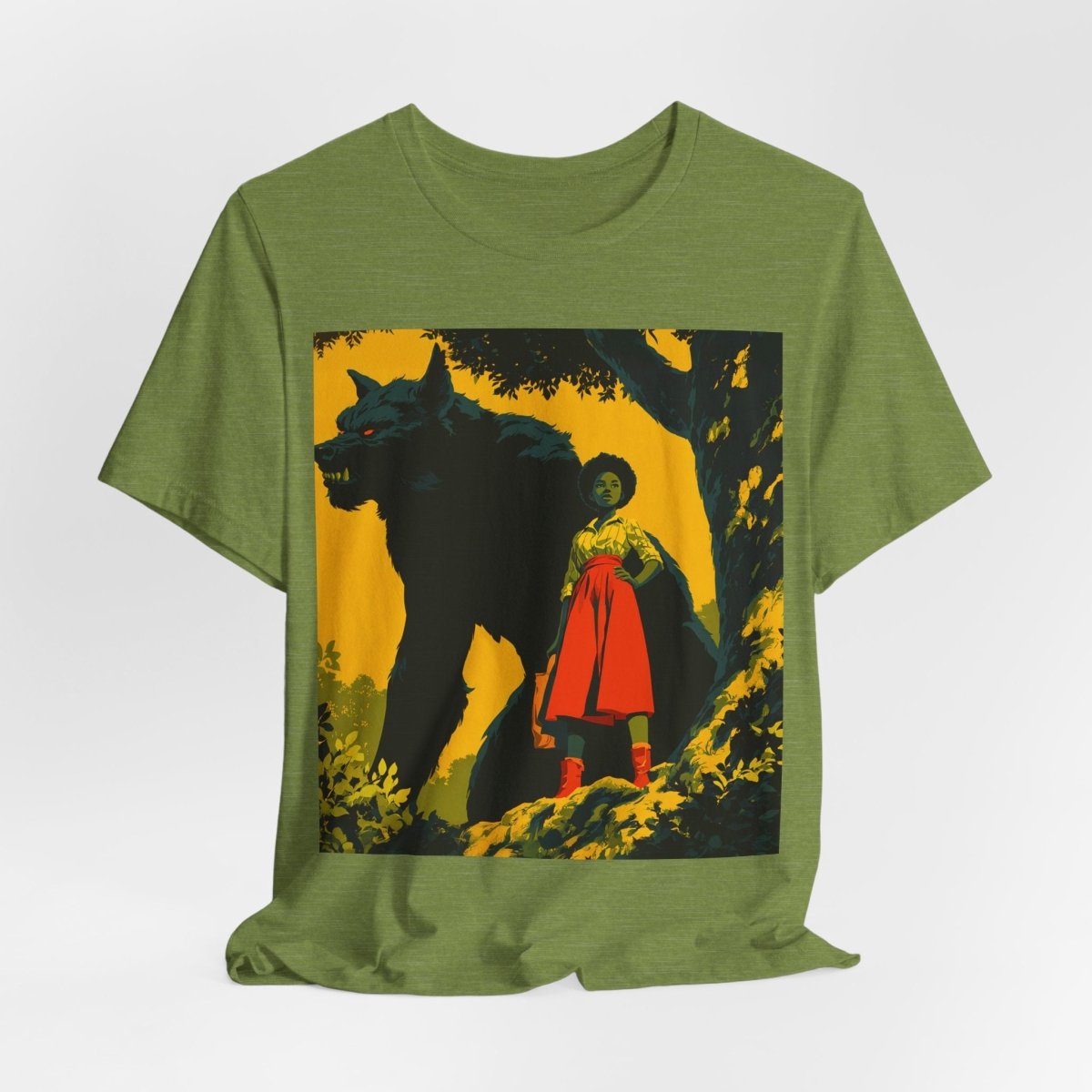 Bad Wolf Shirt - Afrocentric Art by The Trini Gee