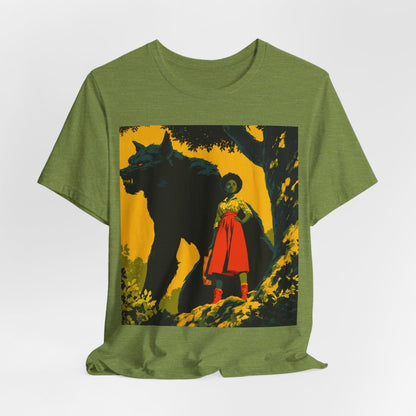 Bad Wolf Shirt - Afrocentric Art by The Trini Gee