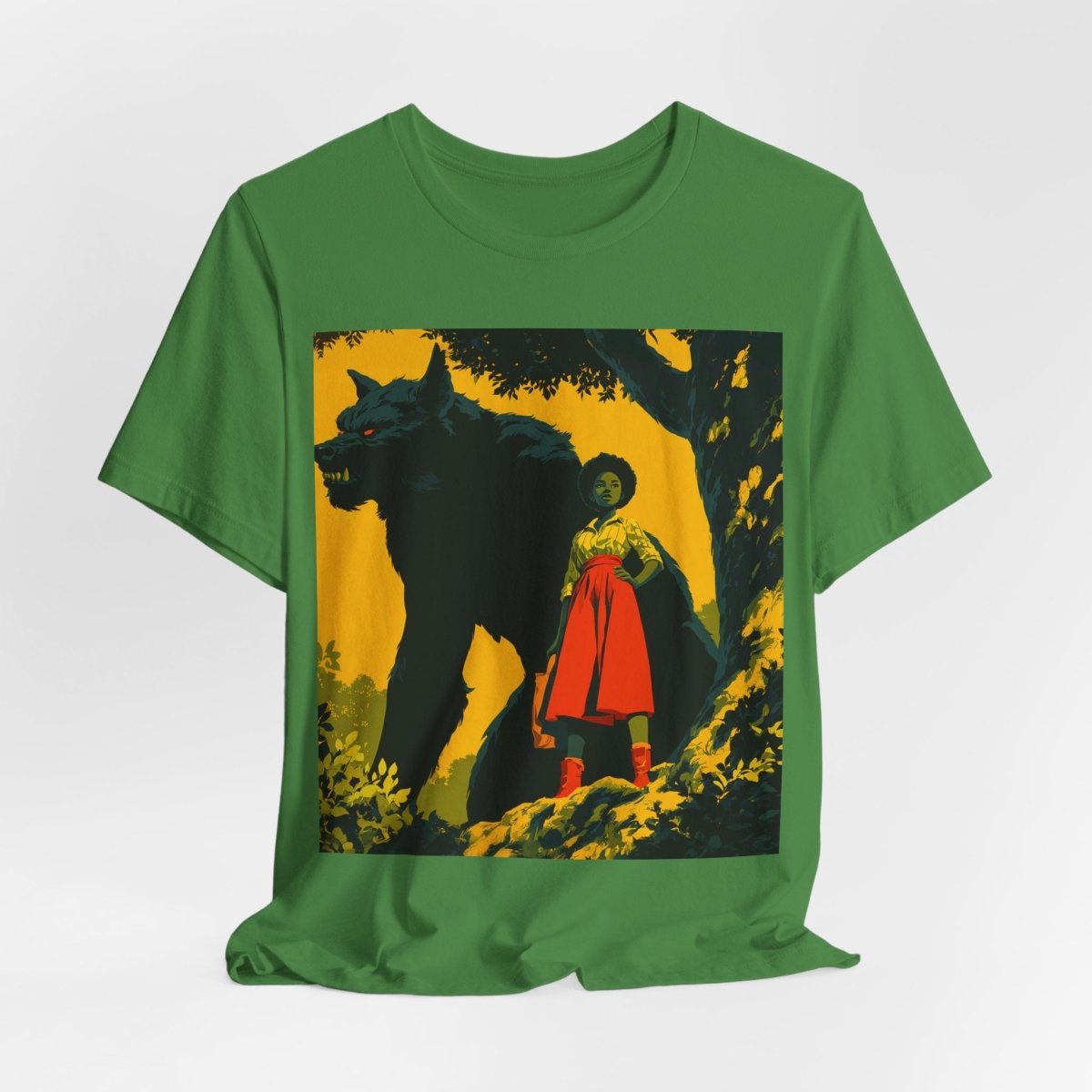 Bad Wolf Shirt - Afrocentric Art by The Trini Gee