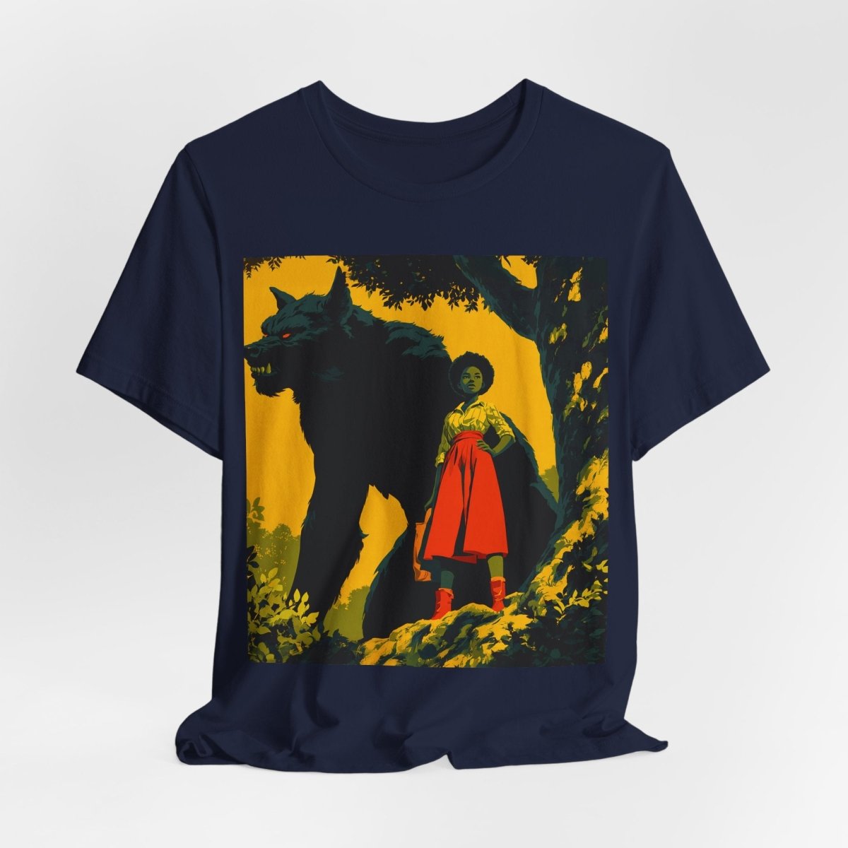 Bad Wolf Shirt - Afrocentric Art by The Trini Gee