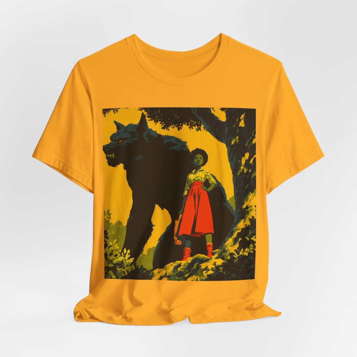Bad Wolf Shirt - Afrocentric Art by The Trini Gee