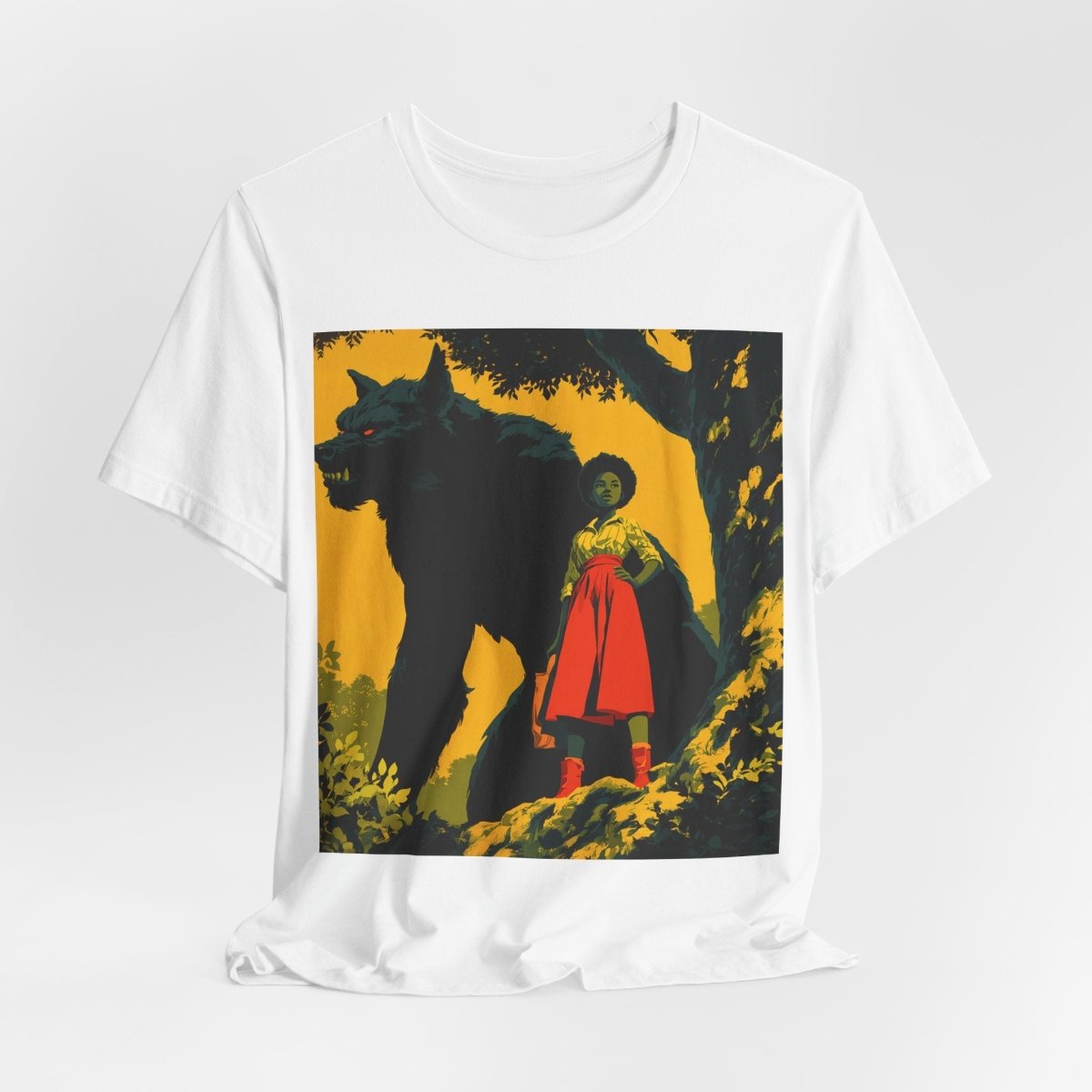 Bad Wolf Shirt - Afrocentric Art by The Trini Gee