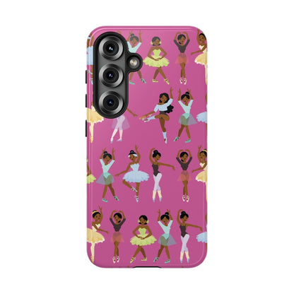 Ballerinas Phone Case - Afrocentric Art by The Trini Gee