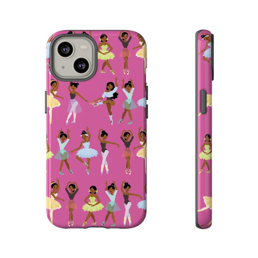 Ballerinas Phone Case - Afrocentric Art by The Trini Gee