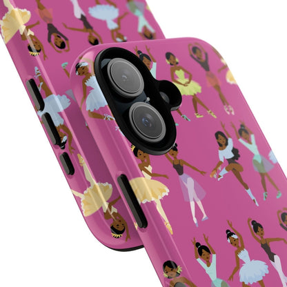 Ballerinas Phone Case - Afrocentric Art by The Trini Gee