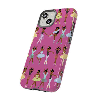 Ballerinas Phone Case - Afrocentric Art by The Trini Gee