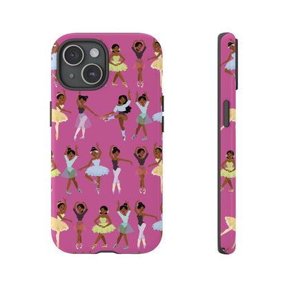 Ballerinas Phone Case - Afrocentric Art by The Trini Gee