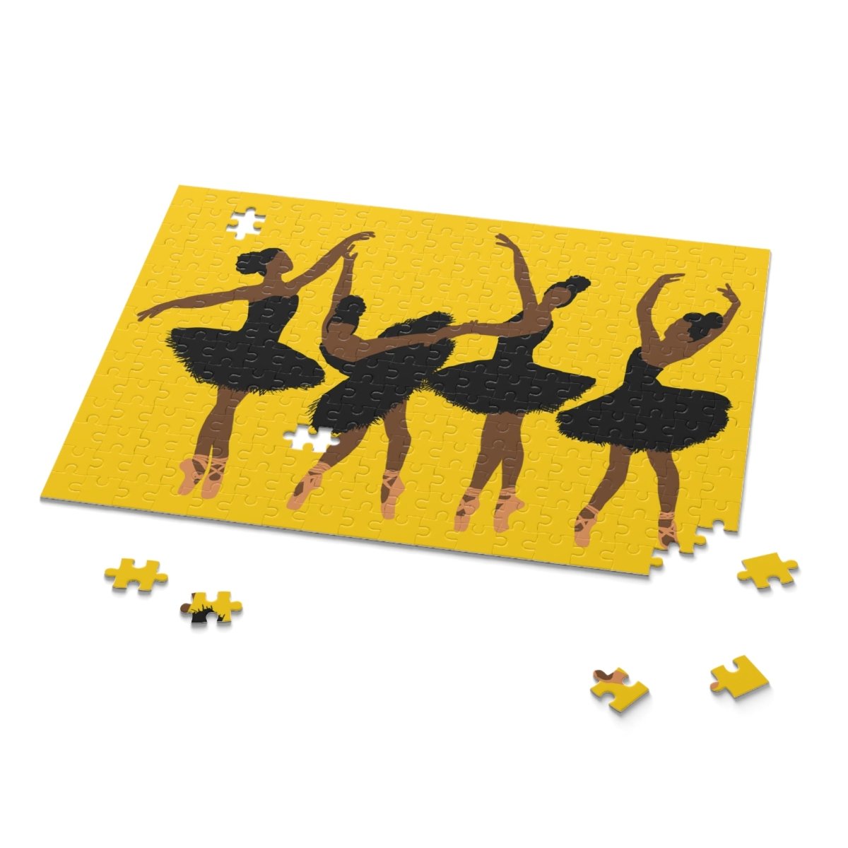 Ballerinas Puzzle - Afrocentric Art by The Trini Gee