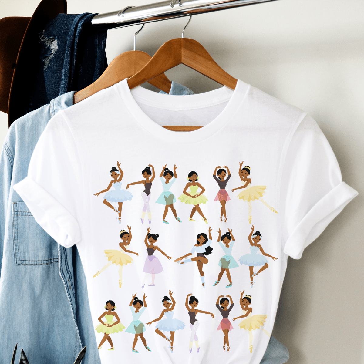 Ballerinas Shirt - Afrocentric Art by The Trini Gee