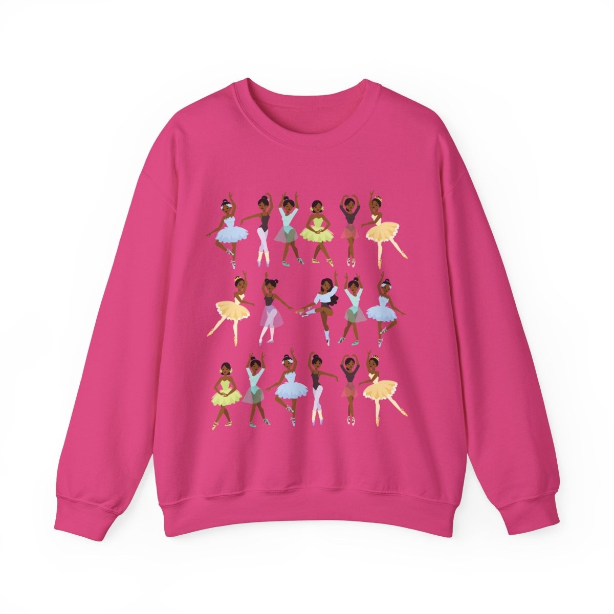 Ballerinas Sweatshirt - Afrocentric Art by The Trini Gee
