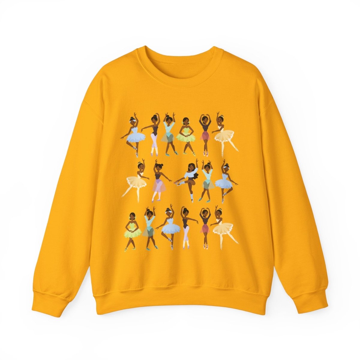 Ballerinas Sweatshirt - Afrocentric Art by The Trini Gee