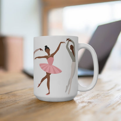 Ballet Boys Mug - Afrocentric Art by The Trini Gee