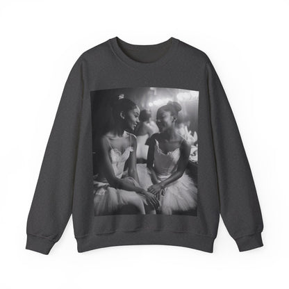 Ballet Dancers Sweatshirt - Afrocentric Art by The Trini Gee