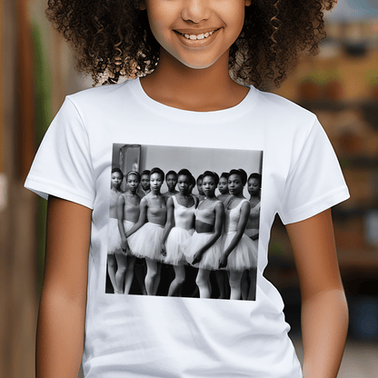 Ballet Dancers Youth Tee - Afrocentric Art by The Trini Gee