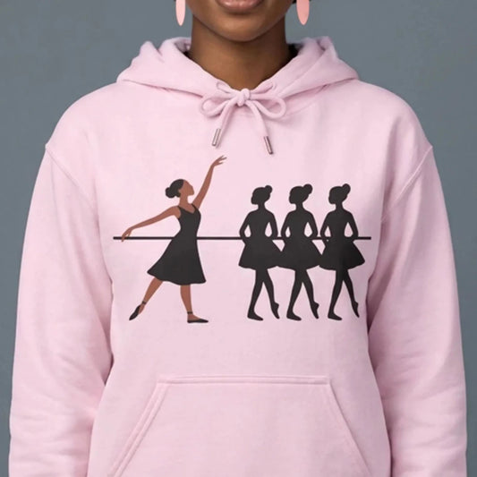 Ballet Mistress Hoodie - Afrocentric Art by The Trini Gee