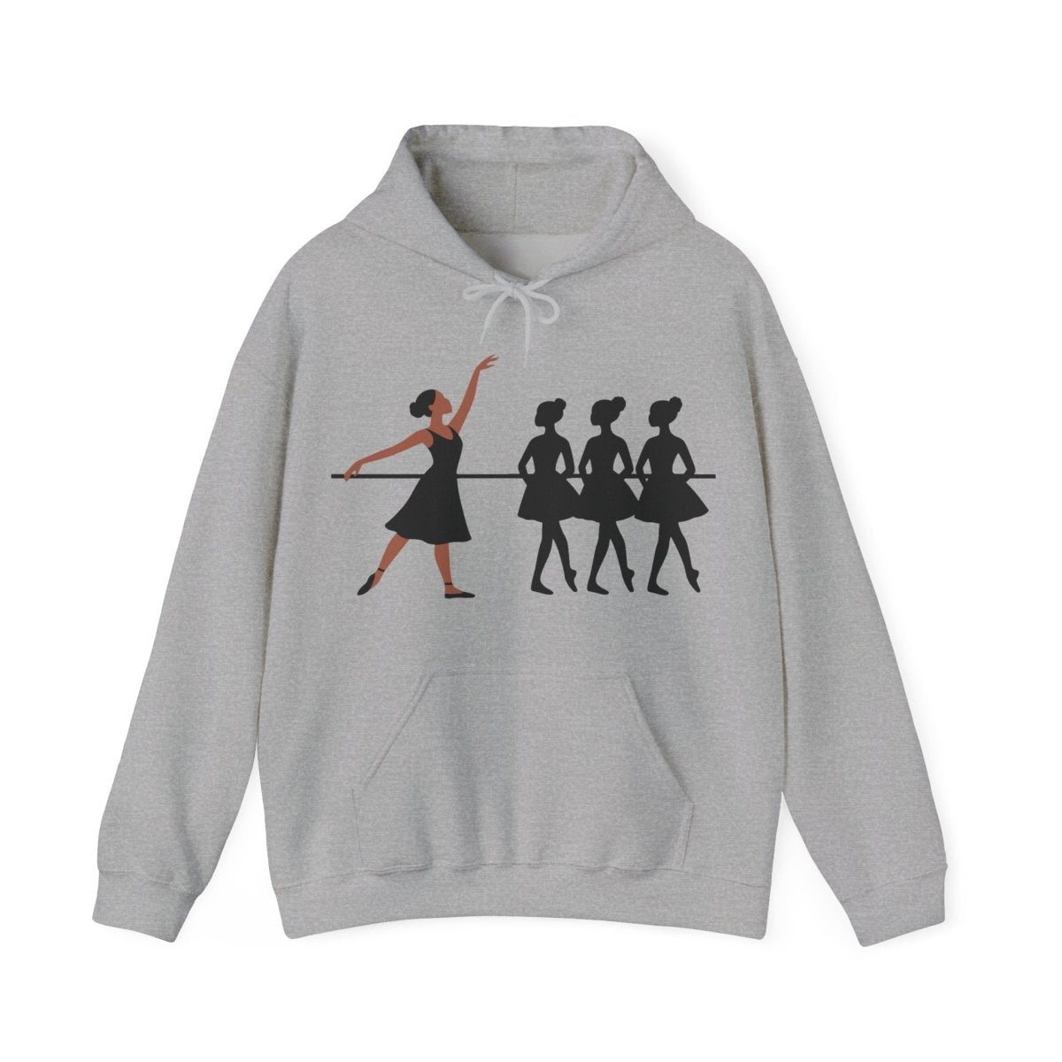 Ballet Mistress Hoodie - Afrocentric Art by The Trini Gee