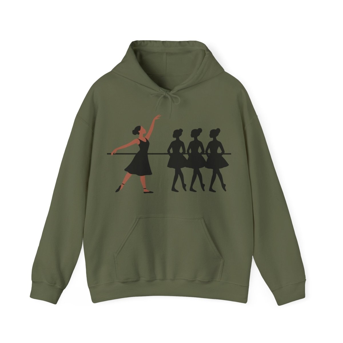 Ballet Mistress Hoodie - Afrocentric Art by The Trini Gee