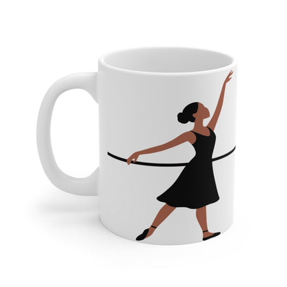 Ballet Mistress Mug - Afrocentric Art by The Trini Gee