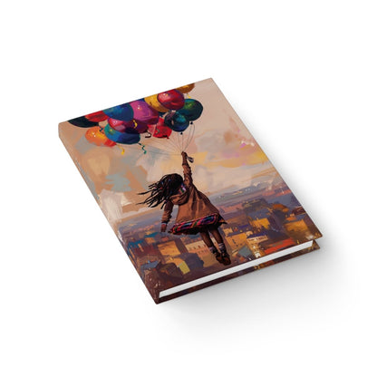 Balloon Travels Journal - Afrocentric Art by The Trini Gee