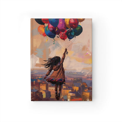 Balloon Travels Journal - Afrocentric Art by The Trini Gee