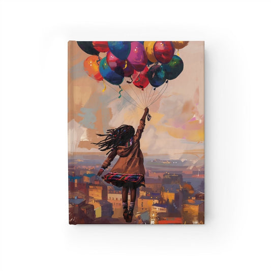 Balloon Travels Journal - Afrocentric Art by The Trini Gee