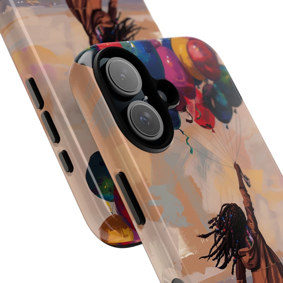 Balloon Travels Phone Case - Afrocentric Art by The Trini Gee