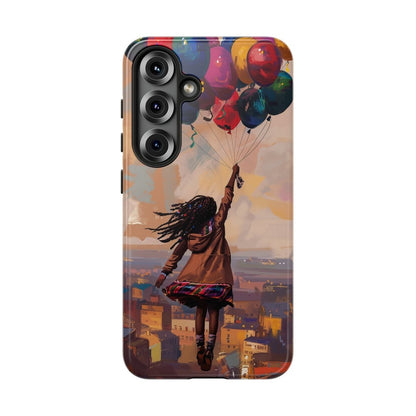 Balloon Travels Phone Case - Afrocentric Art by The Trini Gee