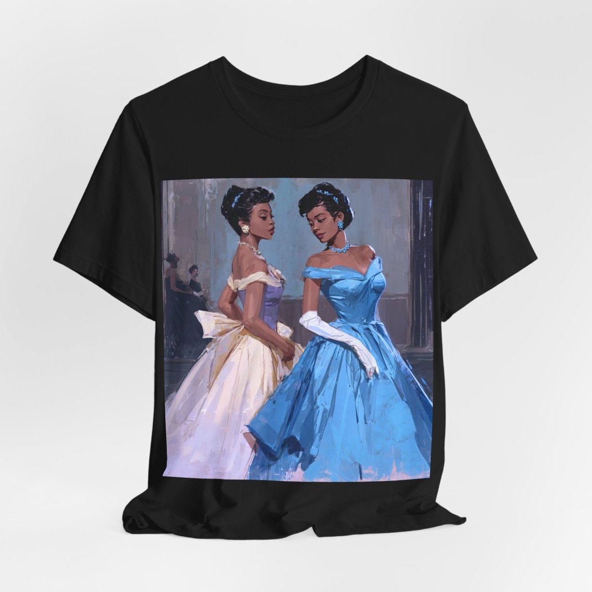 Ballroom Ladies T-Shirt - Afrocentric Art by The Trini Gee