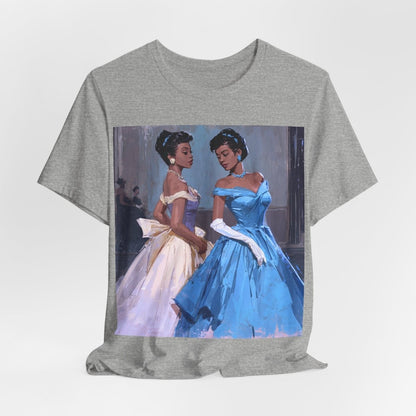 Ballroom Ladies T-Shirt - Afrocentric Art by The Trini Gee