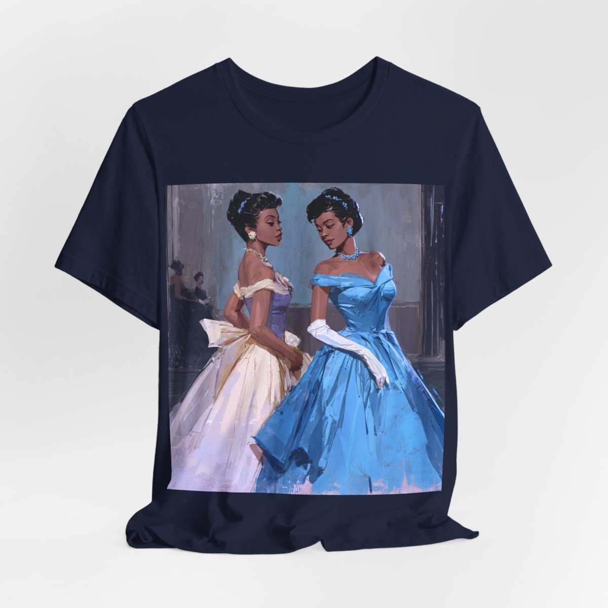 Ballroom Ladies T-Shirt - Afrocentric Art by The Trini Gee