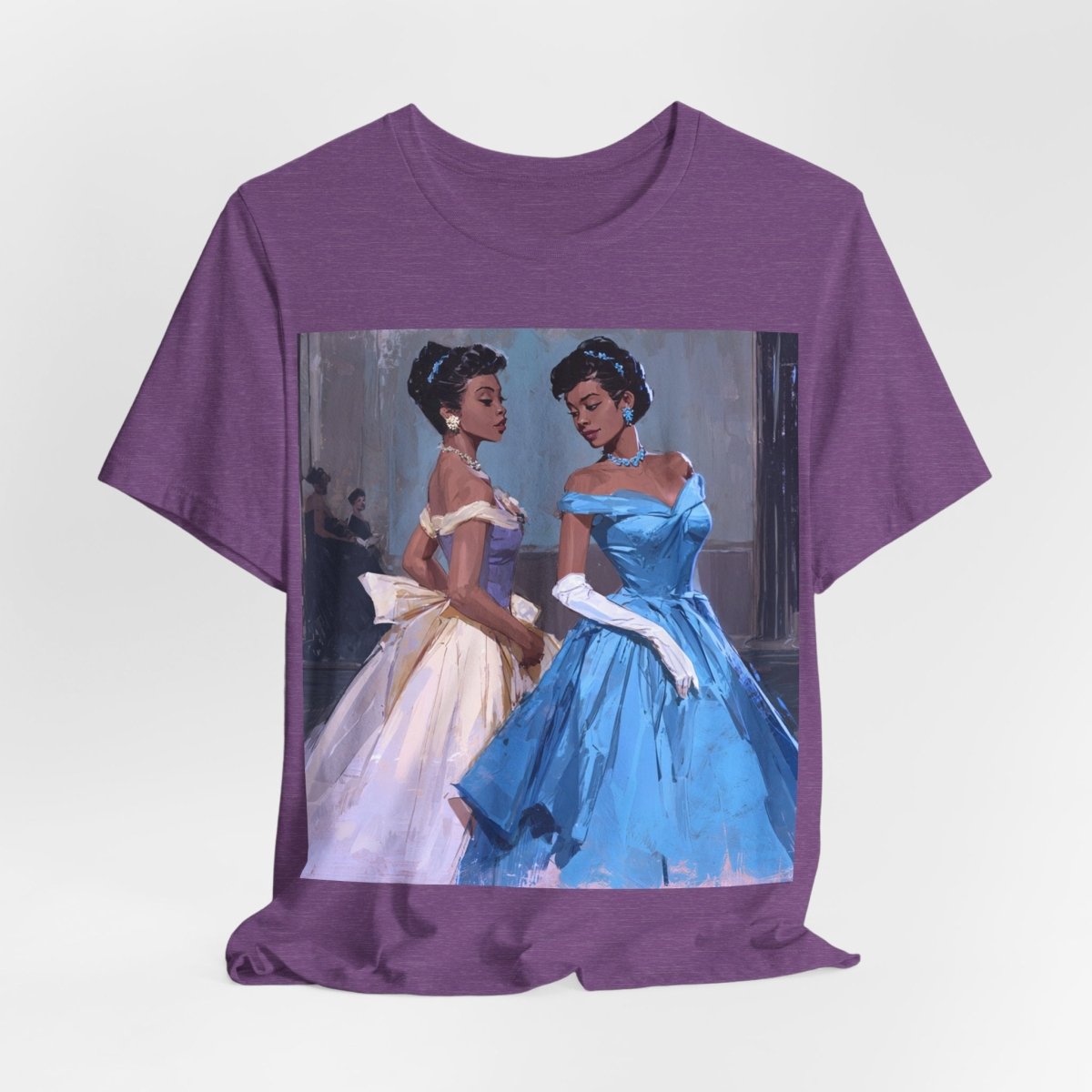 Ballroom Ladies T-Shirt - Afrocentric Art by The Trini Gee