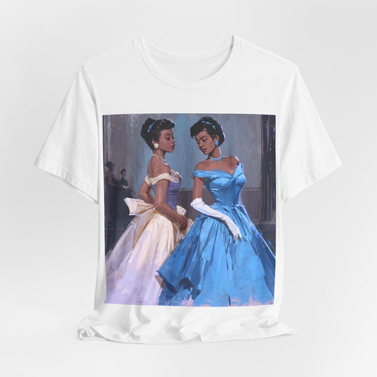 Ballroom Ladies T-Shirt - Afrocentric Art by The Trini Gee