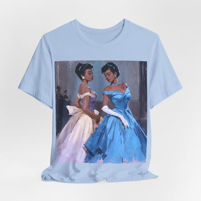 Ballroom Ladies T-Shirt - Afrocentric Art by The Trini Gee