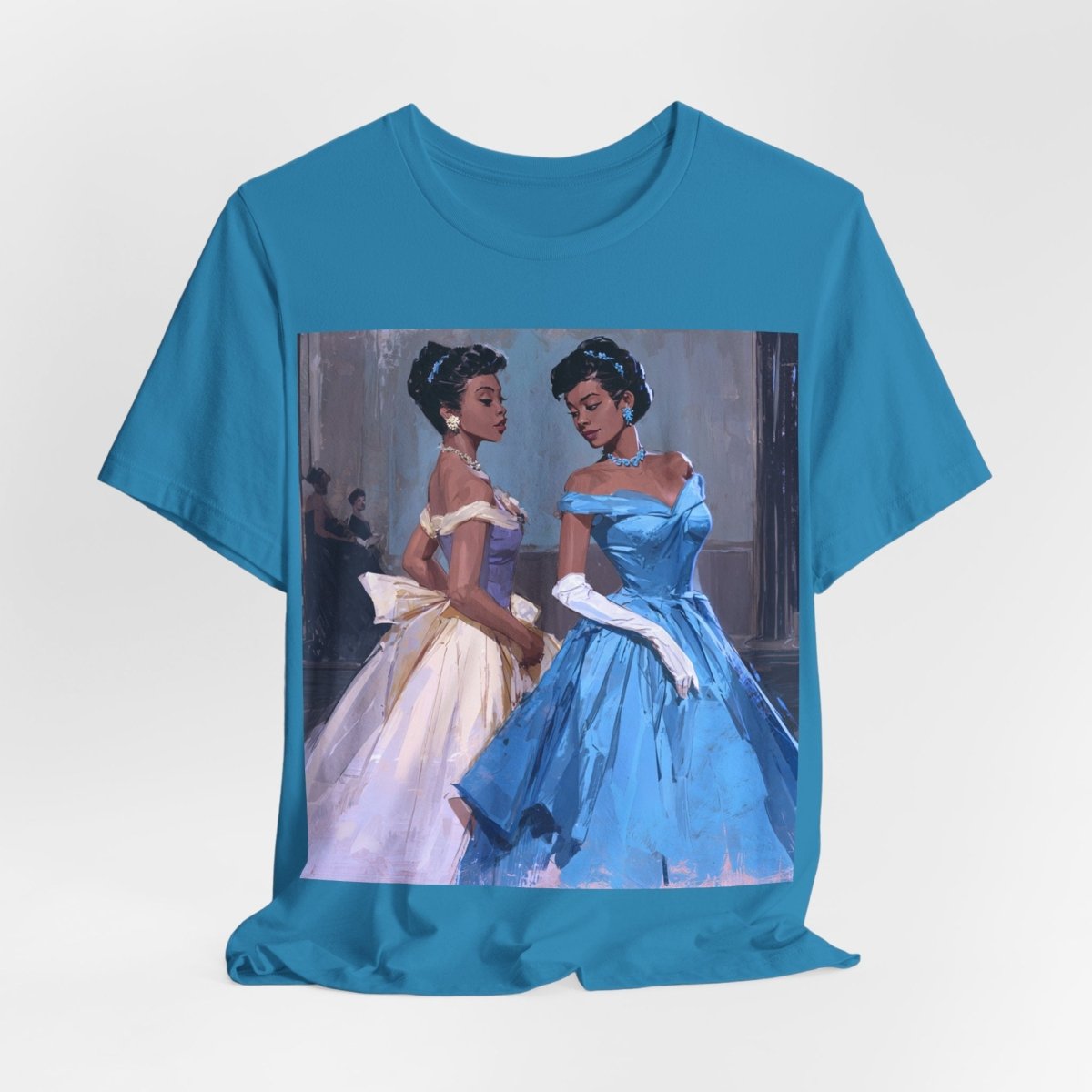 Ballroom Ladies T-Shirt - Afrocentric Art by The Trini Gee