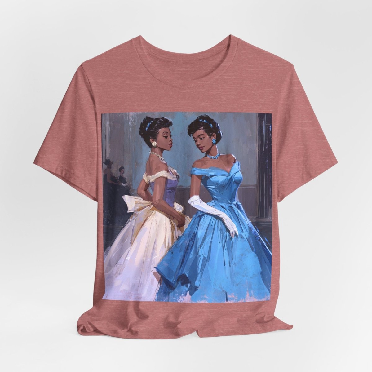 Ballroom Ladies T-Shirt - Afrocentric Art by The Trini Gee