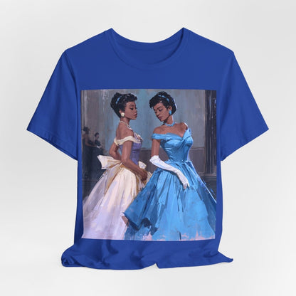 Ballroom Ladies T-Shirt - Afrocentric Art by The Trini Gee