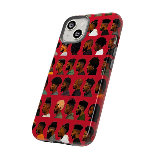 Barber Cuts Phone Case - Afrocentric Art by The Trini Gee