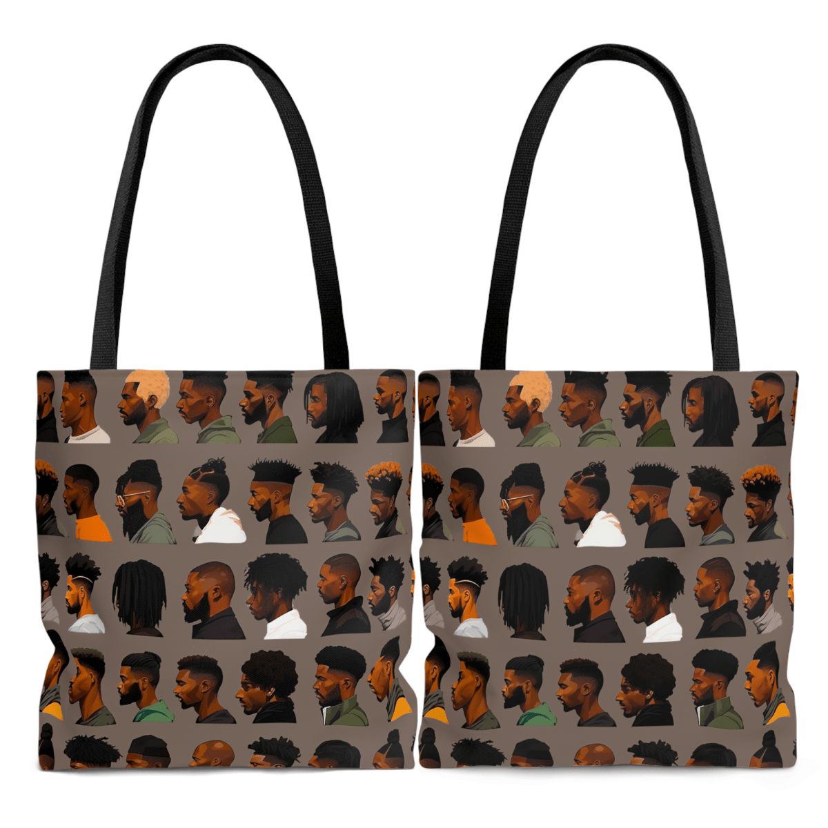 Barber Hairstyles Tote Bag - Afrocentric Art by The Trini Gee