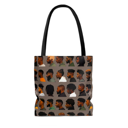 Barber Hairstyles Tote Bag - Afrocentric Art by The Trini Gee