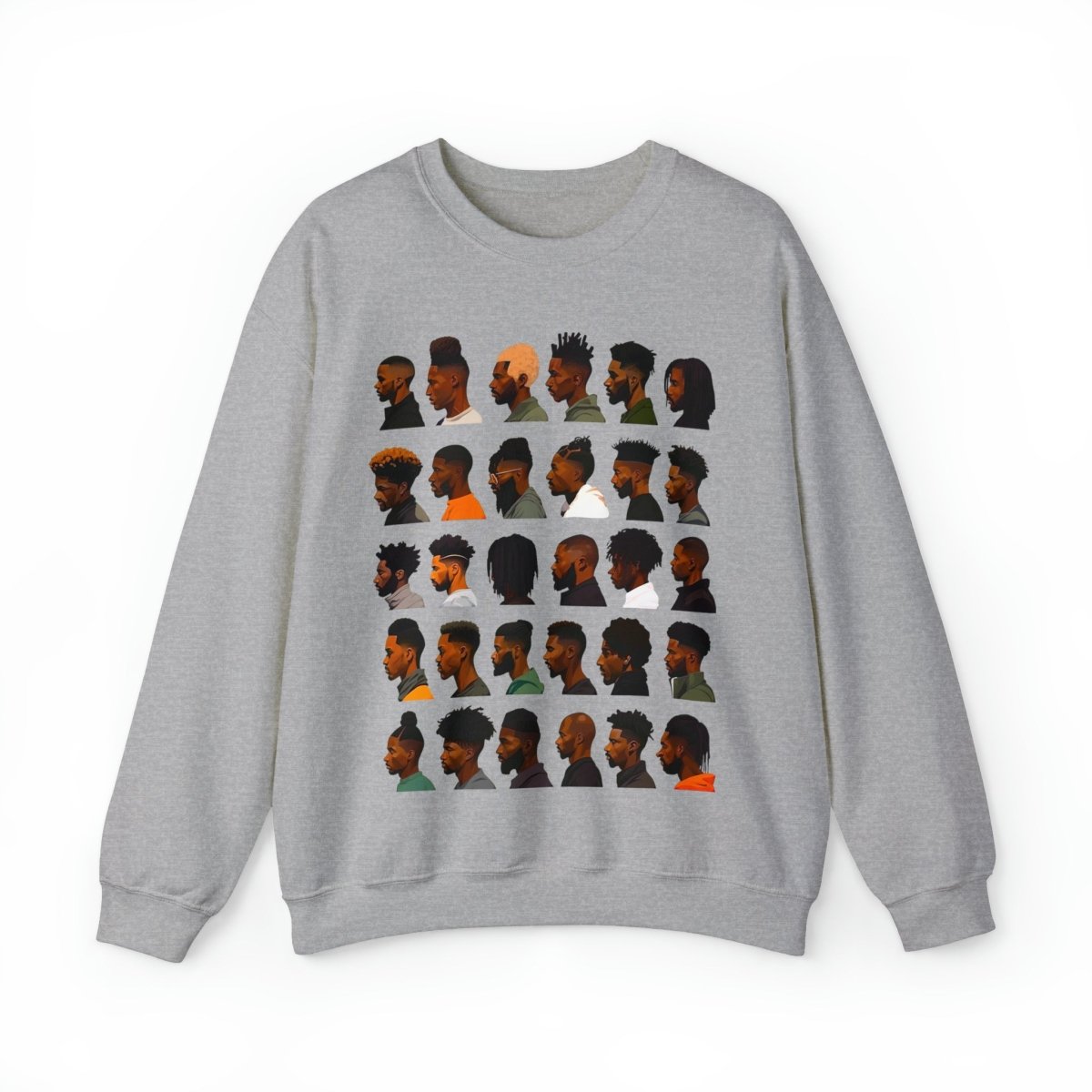 Barber Sweatshirt - Afrocentric Art by The Trini Gee