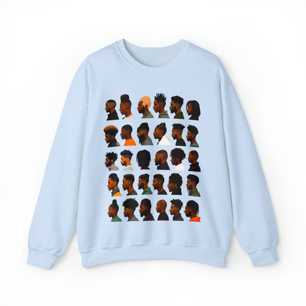Barber Sweatshirt - Afrocentric Art by The Trini Gee