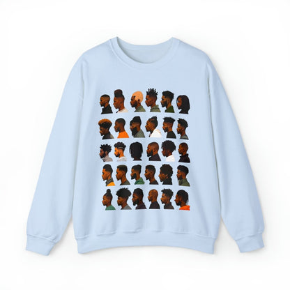 Barber Sweatshirt - Afrocentric Art by The Trini Gee