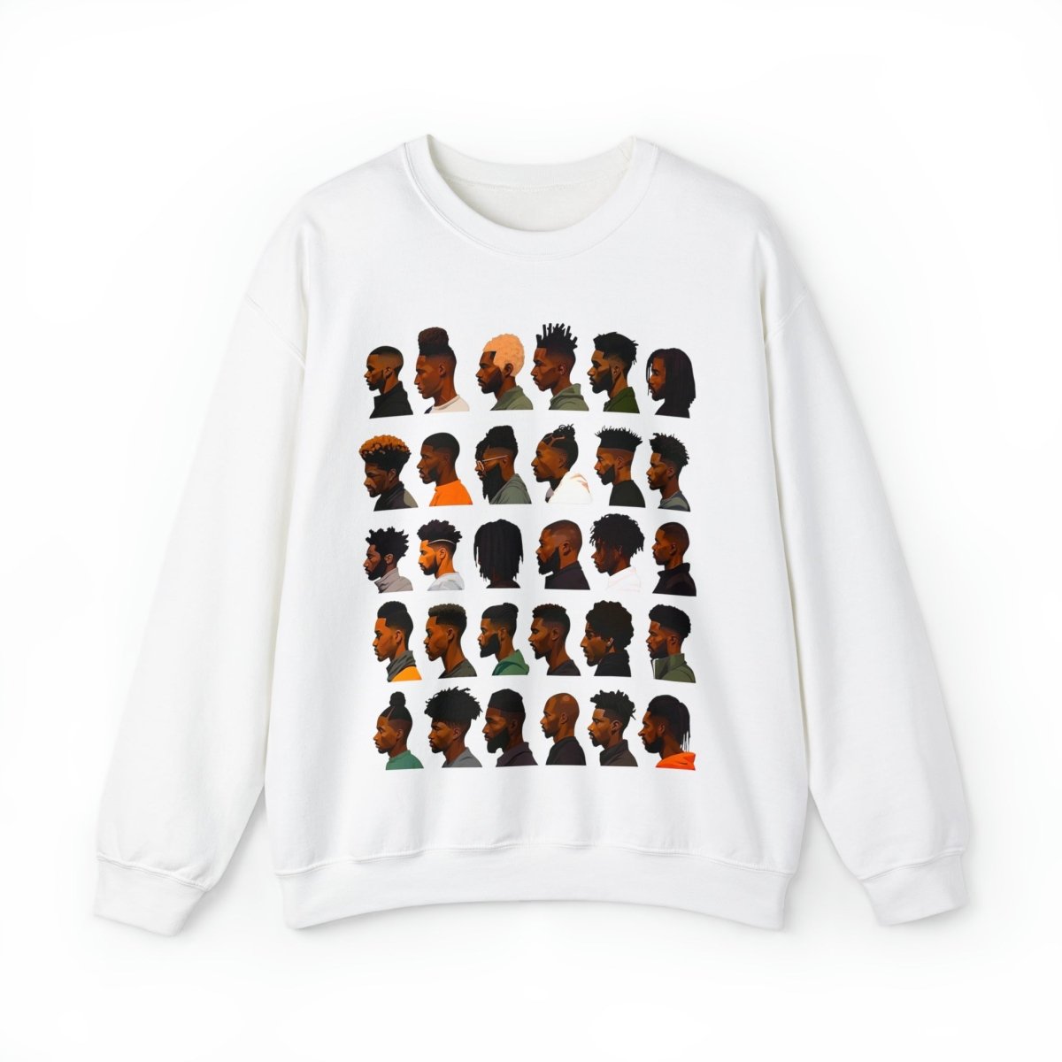 Barber Sweatshirt - Afrocentric Art by The Trini Gee