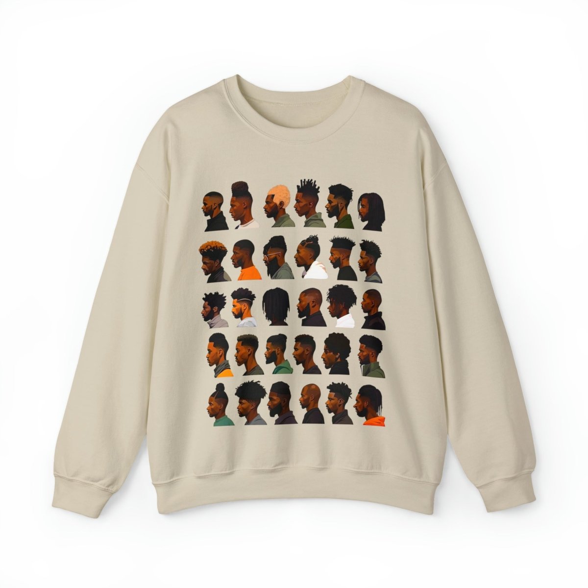 Barber Sweatshirt - Afrocentric Art by The Trini Gee