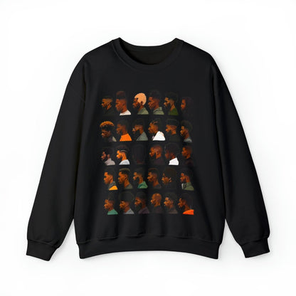 Barber Sweatshirt - Afrocentric Art by The Trini Gee