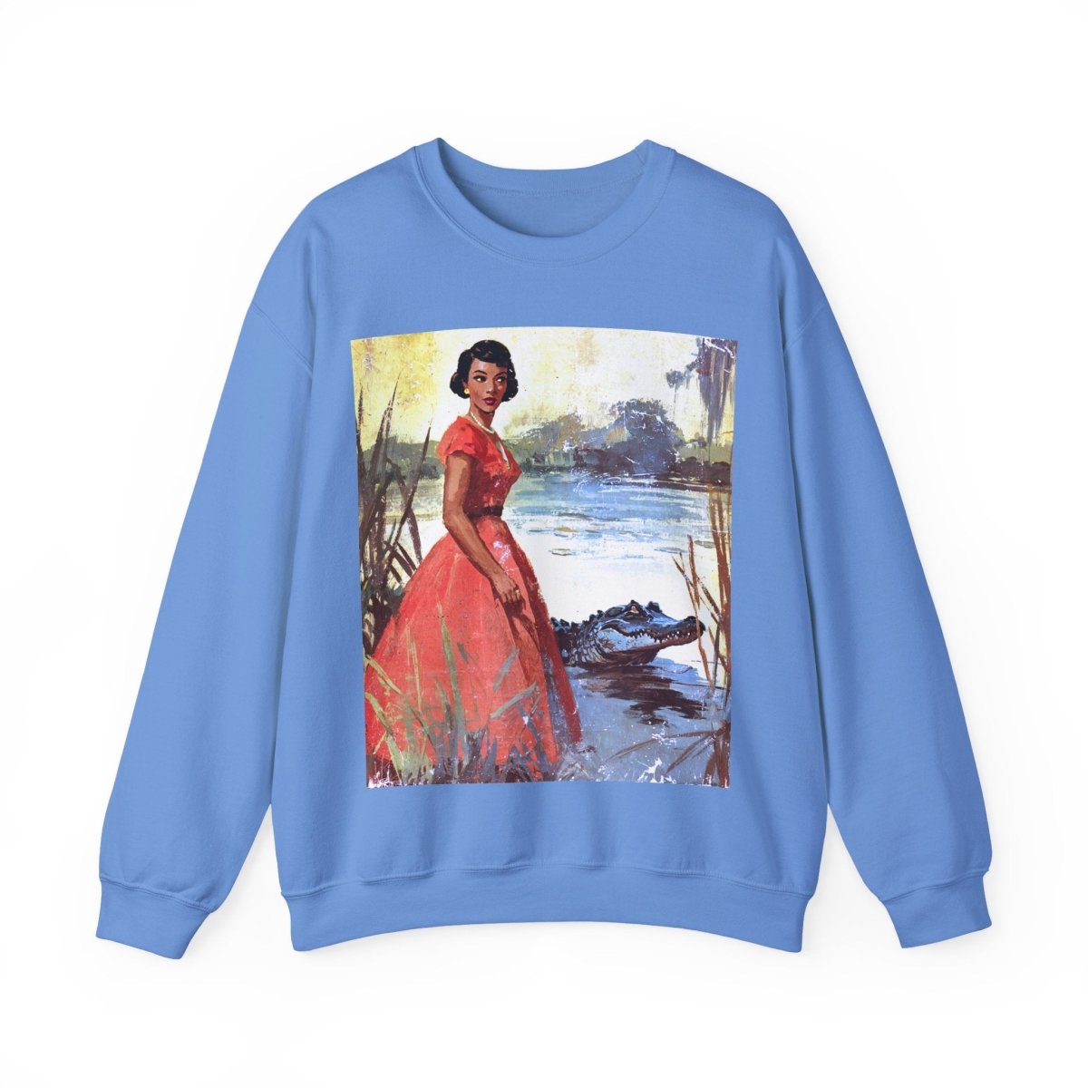Bayou Beauty Sweatshirt - Afrocentric Art by The Trini Gee