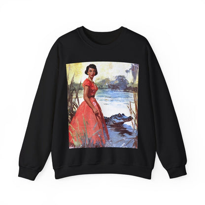 Bayou Beauty Sweatshirt - Afrocentric Art by The Trini Gee