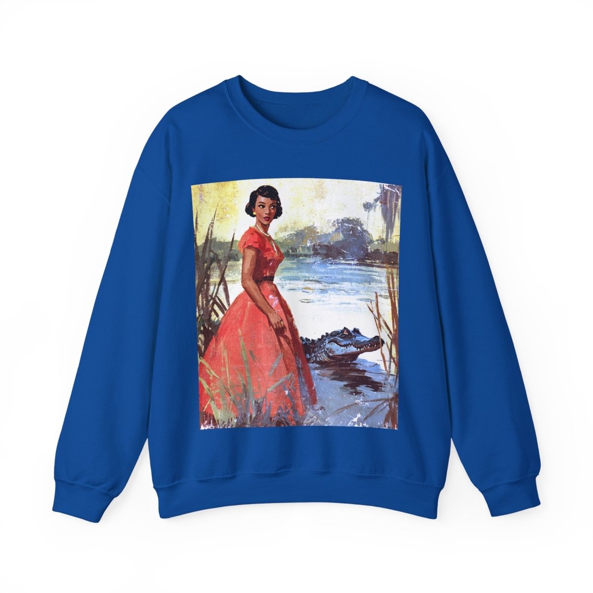Bayou Beauty Sweatshirt - Afrocentric Art by The Trini Gee