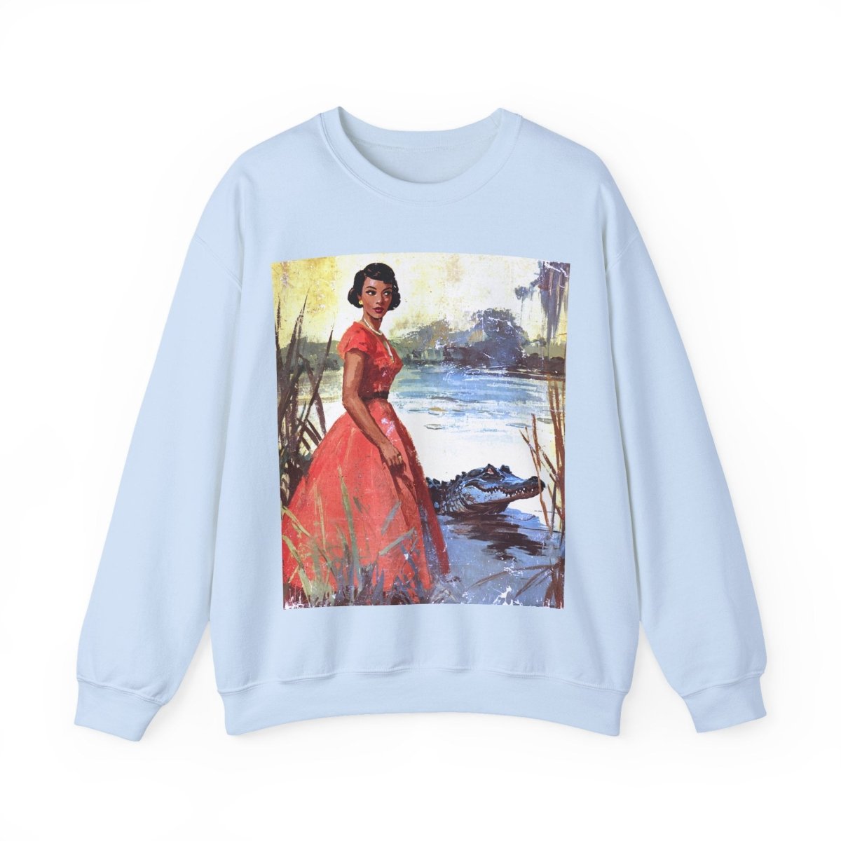 Bayou Beauty Sweatshirt - Afrocentric Art by The Trini Gee